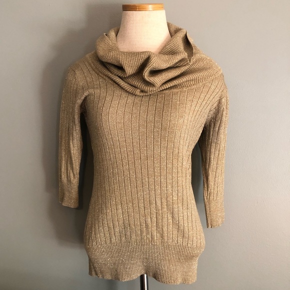 Shimmer Cowl Neck Sweater - Picture 1 of 6